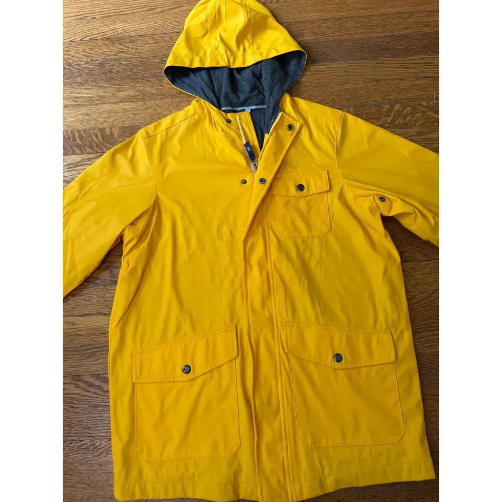 Gap Kids' Yellow Lined Rain Coat Size 10
